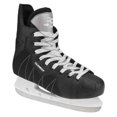 Premium Black White Ice Hockey Skates Durable Comfortable for All Skill Levels