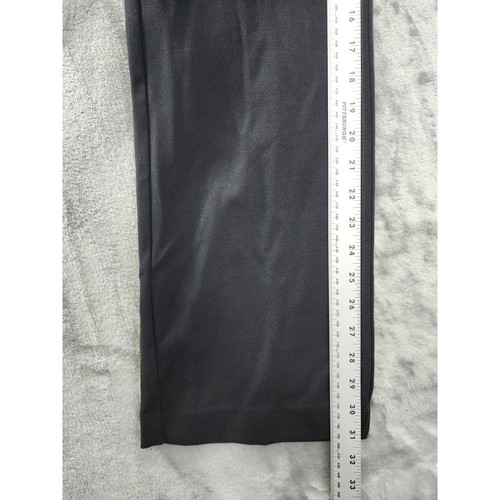 Maurices High Rise Straight Leg Dress Pants Size 16W Black Stretch Office Career - Picture 8 of 10