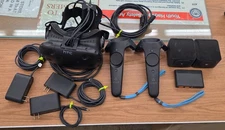 HTC Vive VR Headset Complete Set Full Kit System Steam VR PC Virtual Reality