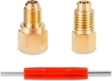 R12 R22 to R134a Adapters, R134A Refrigerant Tank/Vacuum Pump Port Connection Ad
