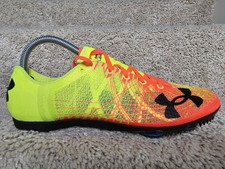 Under Armour Speedform Miler 2 Track Field Cleats Vis Yellow 3000020-300 Sz 5.5