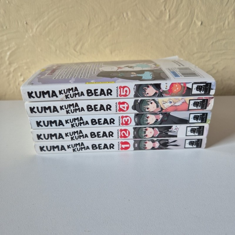 Kuma Kuma Kuma Bear light novel 1,2,3,4,5 1-5 manga