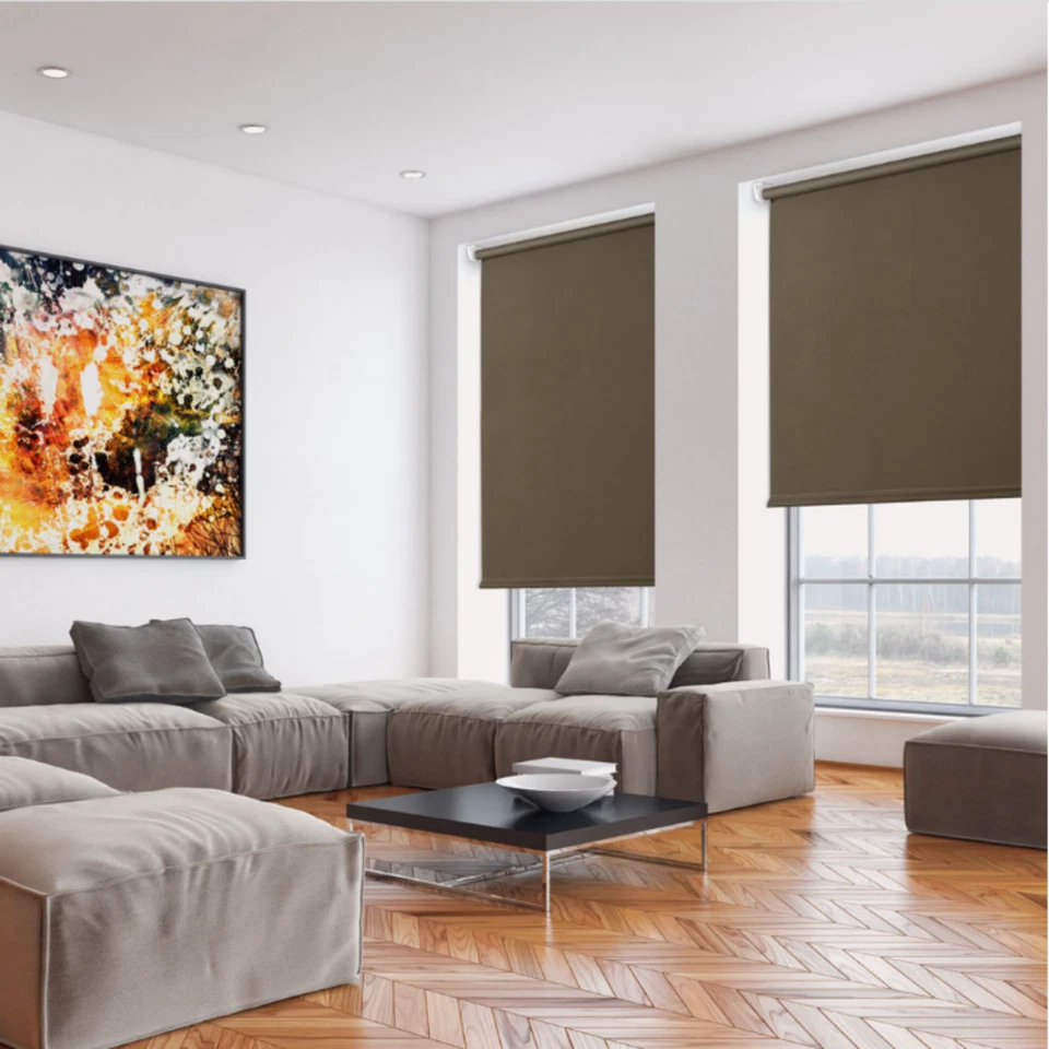 Rollo Thermorollo Verdunkelungsrollo Klemmfix ohne Bohren Fenster Tür Seitenzug - Bild 4 von 4