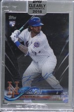 2018 Topps Clearly Authentic Auto Black 16/75 Tomas Nido #CAA-TN Auto 0b2