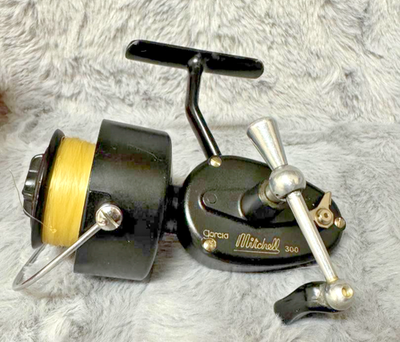 1970s Mitchell 300 Spinning Reel vintage, Code No. 1101, with