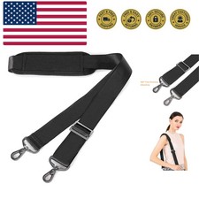 56 inch Shoulder Strap, Adjustable Thick Soft Universal Replacement Non-Slip ...