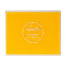 Ink Pad, 5x4'' Washable Stamp Pad for Kids, Yellow