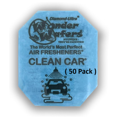 Wonder Wafers 50 CT Individually Wrapped Clean Car Air Fresheners