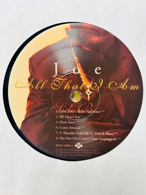 Joe / All That I Am 1997 US Original 1LP Edition Jive Records
