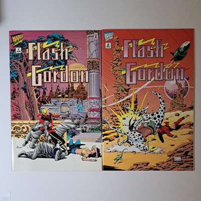 Flash Gordon Comic Set 1-2 Lot Marvel Select 1995 Al Williamson Artist VFNM
