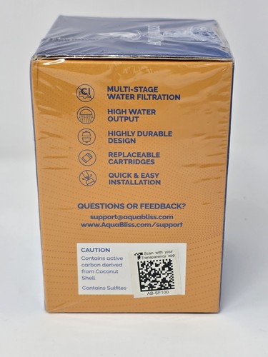 Filtro doccia rivitalizzante AquaBliss SF100 nuovo mai aperto - Foto 4 di 6