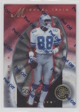 1997 Pinnacle Totally Certified Platinum Red 3387/4999 Michael Irvin #42 HOF 7fj