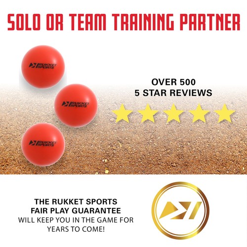 Rukket 3pk Weighted Baseballs/Softballs | Heavy Balls for Hitting, Batting, P... - Picture 7 of 8