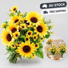 13 Heads Artificial Decor Fake Home Bouquet Sunflower Silk Flowers Flower Garden