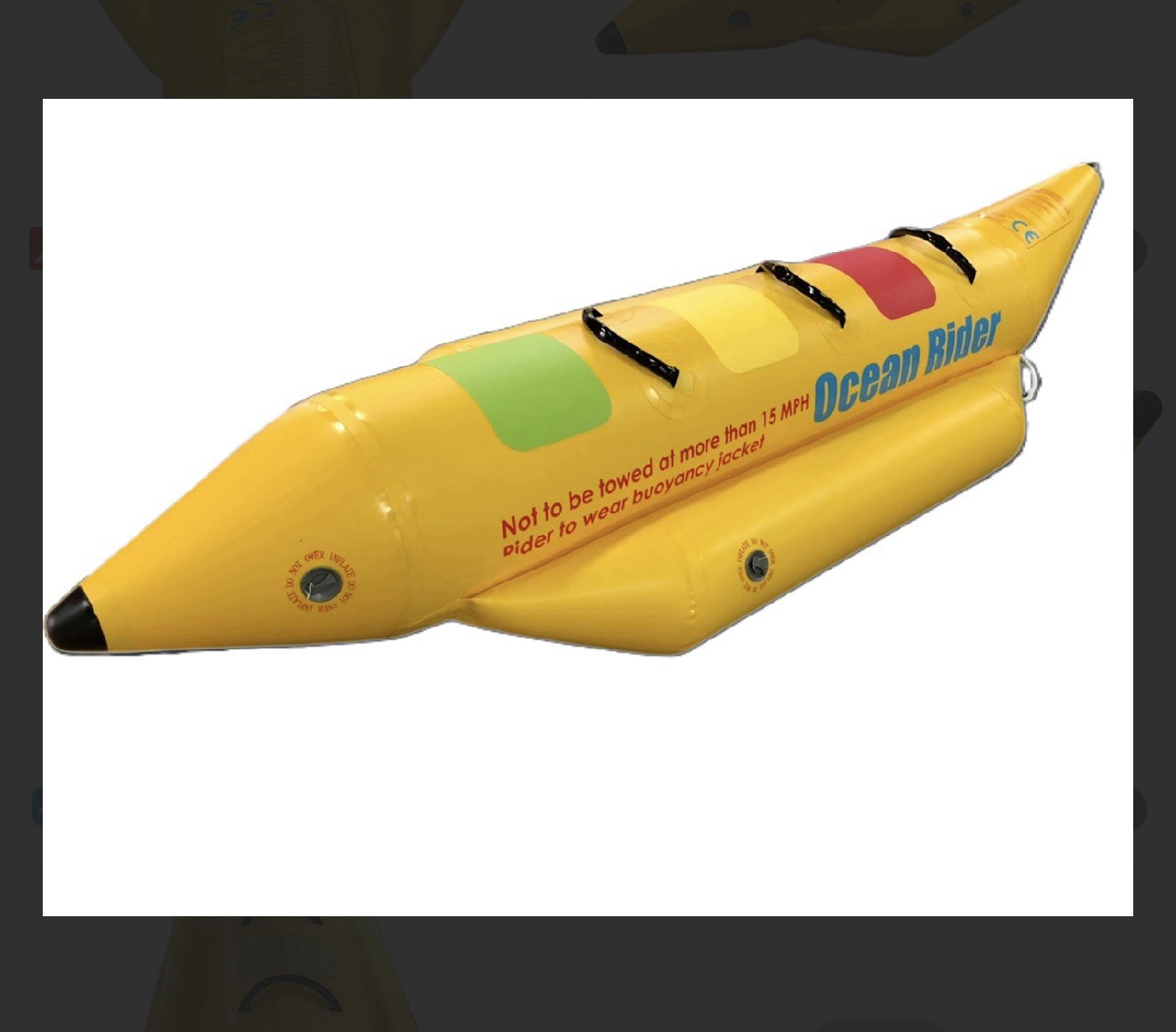 3-Person Inflatable Banana Boat – Factory Direct, Commercial Premium Quality