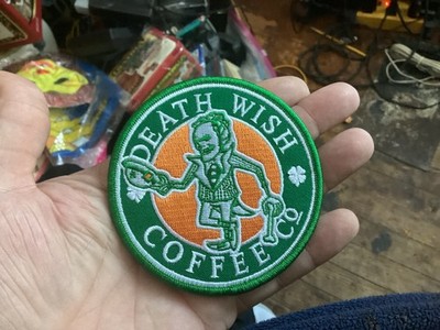 Death Wish Coffee Co. Patch Lucky Larry 2015 St Patrick s Irish