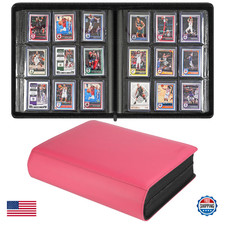 Sibonic 9-Pocket Toploader Binder - 360 Card Capacity for TCG  Sports Cards
