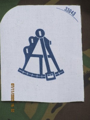 Royal Navy,Badge Qualification,Survey Recorder, Basic Rate, 125x100mm