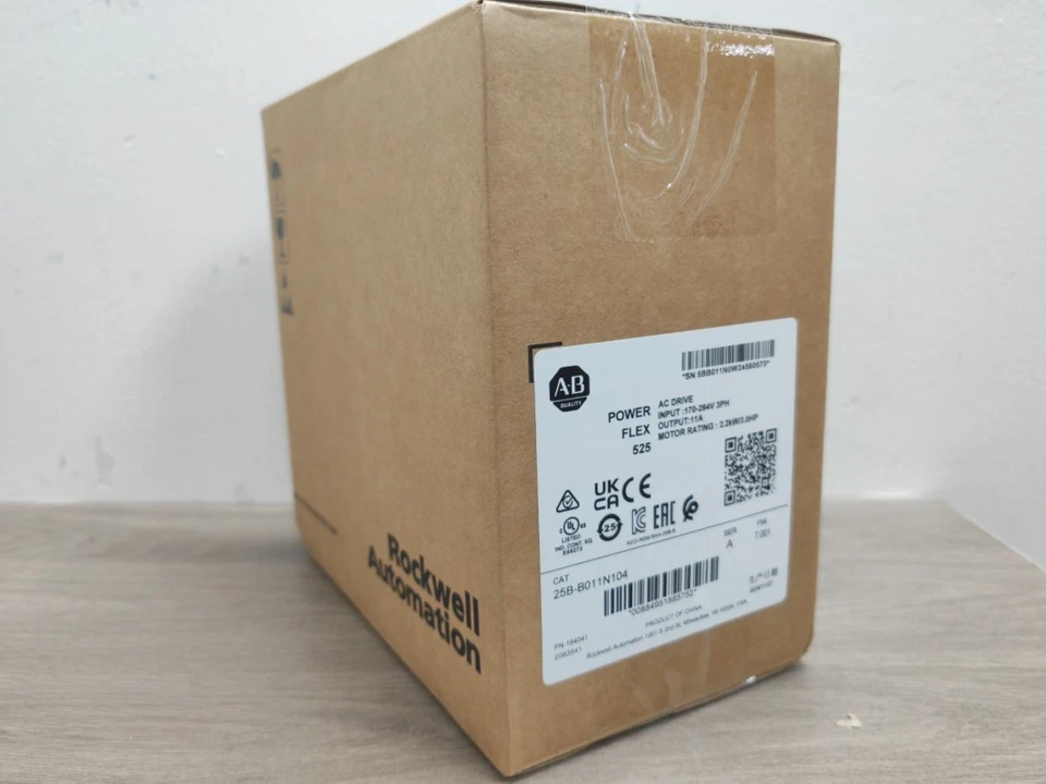 Allen-Bradley 25B-B011N104 Ser A PowerFlex 525 AC Drive 3HP Nuevo Foto 2 de 4