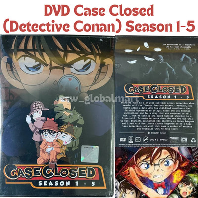 DVD Anime Case Closed (Detective Conan) Season 1-5 Series | Eng Dub