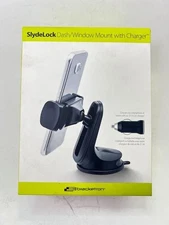 SlydeLock Bracketron Dash/Window Mount with Charger NIB