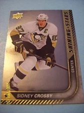 2015-16 Upper Deck "Shining Stars" (Center) # SS-27 Sidney Crosby!