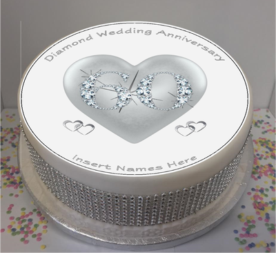 Diamond Cake Toppers Silver No. 1 Diamond Cake Toppers Silver No. 1