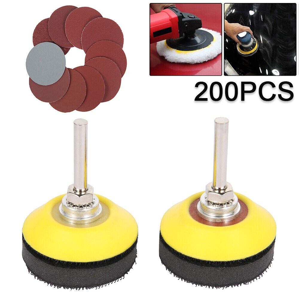 Drill Sander Attachment Sanding Discs Pad Kit Flocking Sandpaper SetFor Drill eBay