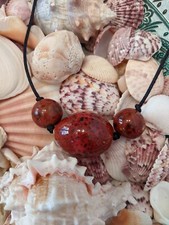 Ladies Ceramic Beaded Necklace, Adjustable Up To 32 Inches