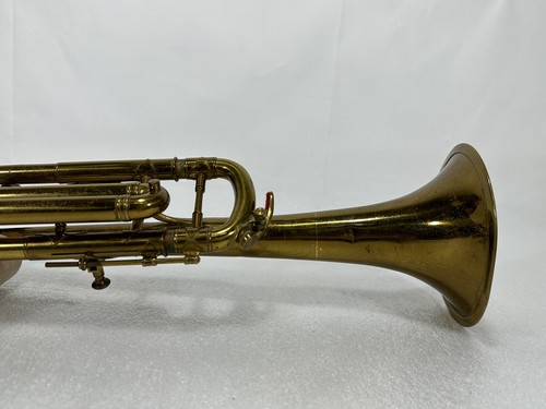 Lafayette Trumpet by Couesnon Paris with Elkhorn Mouthpiece & Case Parts/Repair - Picture 11 of 21