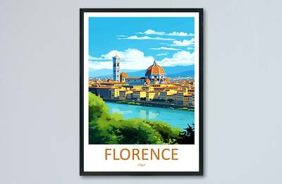 Florence Travel Print Wall Art Florence Italy Wall Hanging Home Decoration Flore