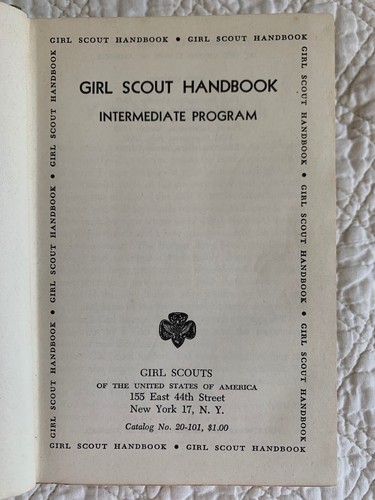 Girl Scout Hand Book Handbook VINTAGE 1950 Intermediate Program Copyright 1947 - Picture 3 of 6