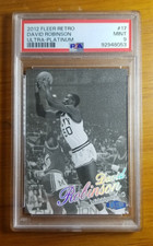 2012 Fleer Retro 1997-98 Ultra Platinum Medallion /100 David Robinson PSA 9 HOF