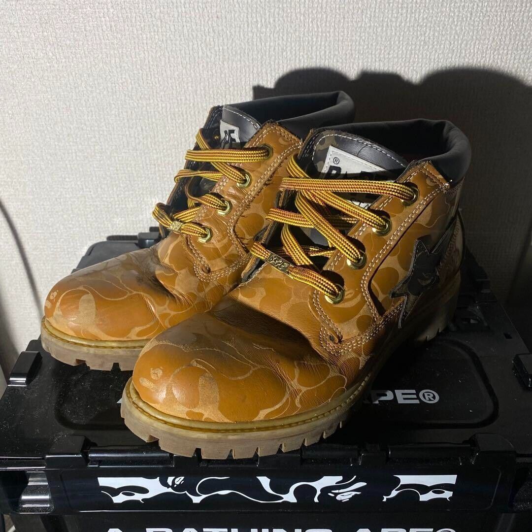 A BATHING APE Bape Timberland Sta Chukka Boots TB0A2QBX231 A BATHING APE Bape Timberland Sta Chukka Boots TB0A2QBX231