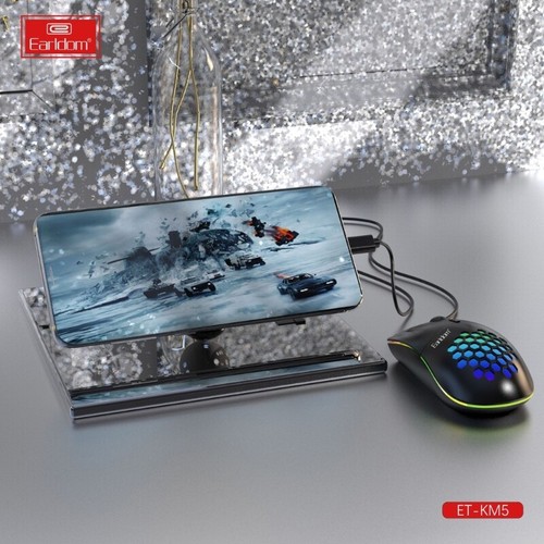 USB C Mouse with Colorful Lights for Type C Devices 1600DPI Gaming Mouse Corded - Picture 5 of 8