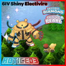 6IV Shiny Electivire Pokemon Brilliant Diamond Shining Pearl