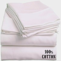 24 White Standard Size Hotel Pillowcases 20x30 T180 Threadcount 100% Cotton on sale 24 White Standard Size Hotel Pillowcases 20x30 T180 Threadcount 100% Cotton on sale