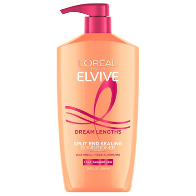 Elvive Dream Lengths Super Detangling Conditioner with Fine Castor Oil and Vitam