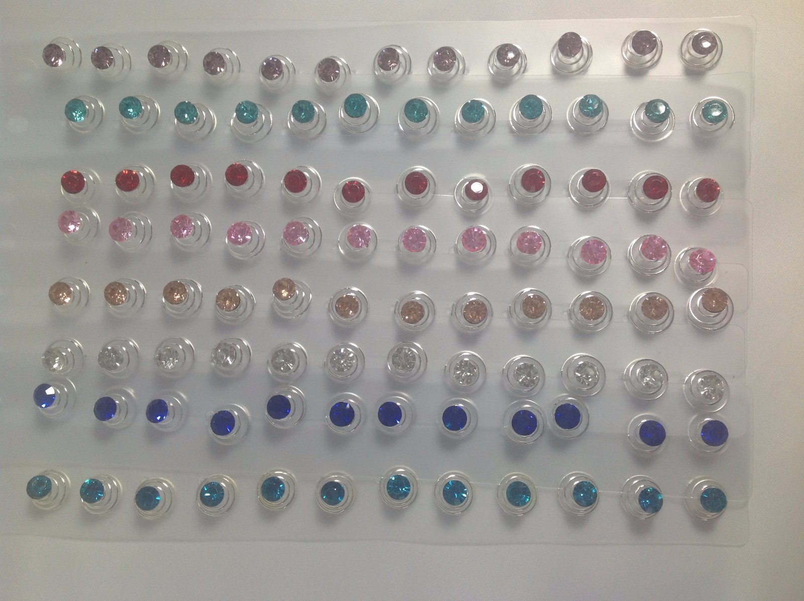 Pretty.Coils.Springs.Spirals.Hair Jewels.Gems.Wedding.Proms.single