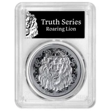 2025 Roaring Lion Truth Series Silver 1 oz .9999  GRADED MS70 Silver Coin NIUE