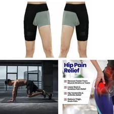 Compression Strap Hip Brace Sciatica Groin Pain Relief Thigh Support Wrap 2024