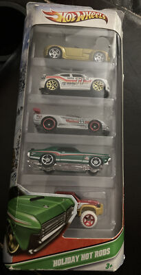 2012 Hot Wheels Target Exclusive Holiday Hot Rods Set 3 - All Race Cars worn pac