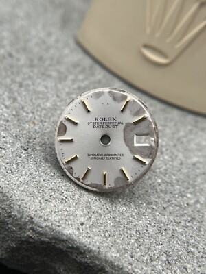 #1033 DEFEKT ROLEX PERPETUAL DATEJUST LADY (26) DIAL CAL 2035 2135 ZIFFERBLATT