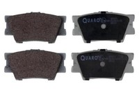 Quaro QP5571 Bremsbelagsatz, Scheibenbremse Hinterachse FÜR Lexus Toyota Toyota