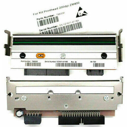 203DPI 79800M Druckkopf für Zebra ZM400 Barcode beschichteter Etikettendrucker - Bild 3 von 8