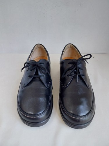 Finn Comfort Arnheim Made in German Black Leather Lace up Shoes Size UK 5-38/7US - Picture 9 of 14
