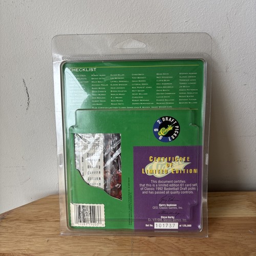 1992 Classic Draft Picks Basketball  Factory Sealed Limited Edition Set - SHAQ - Picture 4 of 4