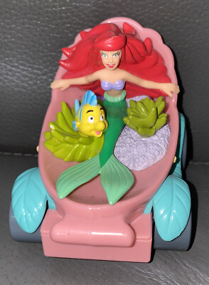 Disney Store Princess ARIEL The Little Mermaid Talking Toy Pull