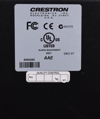 Missing Face Crestron Adagio Audio Expander AAE Amplifier -60 Day Warranty p785 - Picture 7 of 10