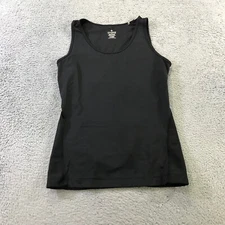 TOMMIE COPPER Tank Womens Large Lower Back Support Black Tank Top DFDSsdsF dfs
